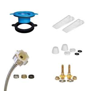 Toilet Installation Kit with All Parts