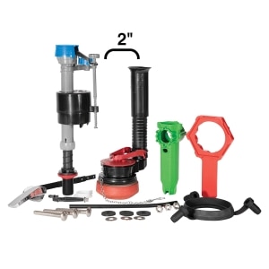 Everything Toilet Repair Kit 2 Inch All Parts