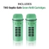 Flush 'n Sparkle Septic Tank Safe Toilet Bowl Cleaning Refill Cartridge 2-Pack